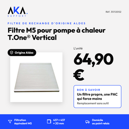 Filtre pour T.One Vertical