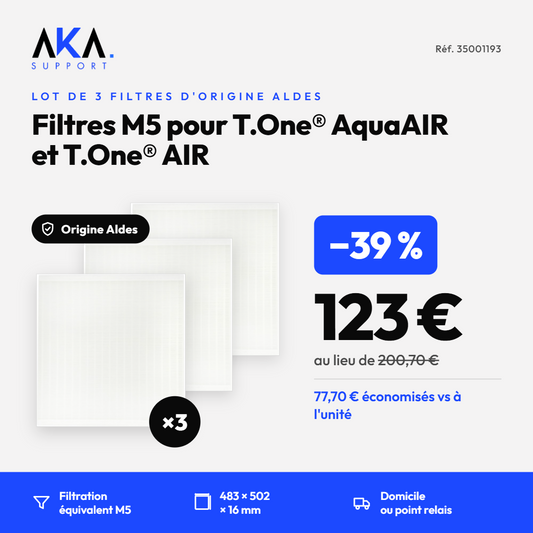 Lot de 3 filtres pour T.One® AquaAIR